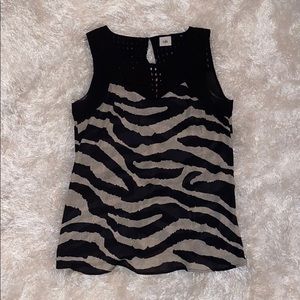 Chiffon CABI printed blouse 2/20% 3/25%